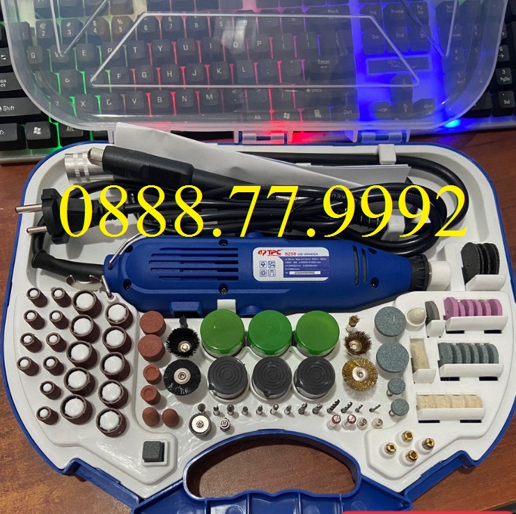 Máy khoan mài khắc mini đa năng 100 chi tiết tpc 8258