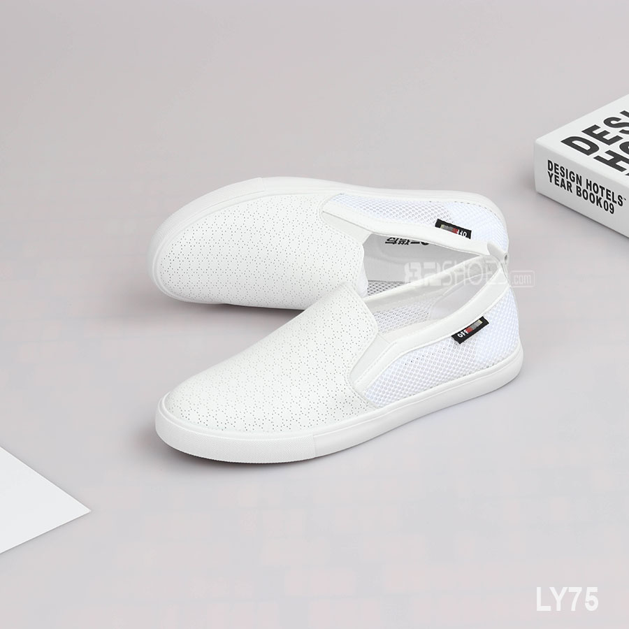 Giày lười nam - Slip on nam da - Mã LY75