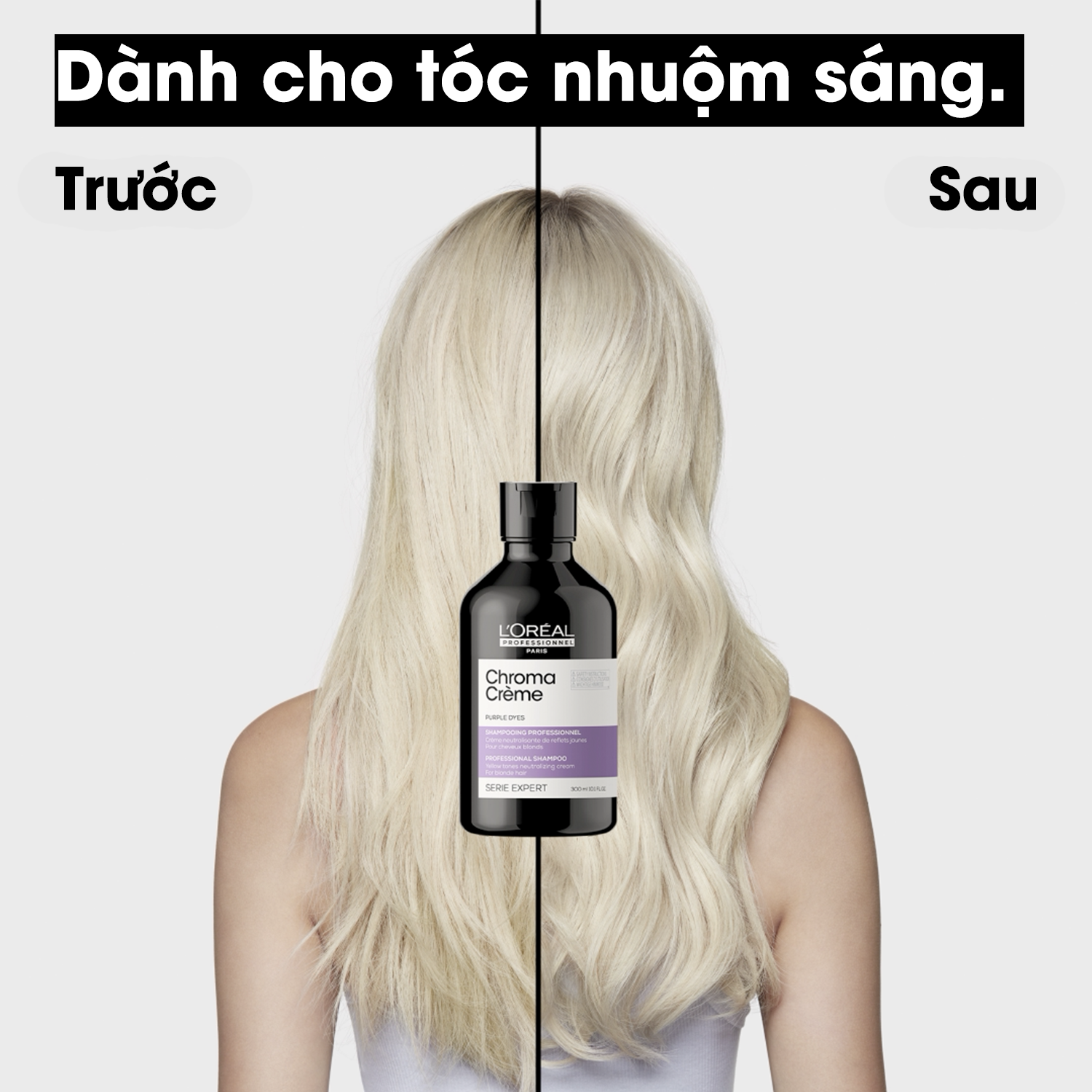 [ L'oreal ] Dầu Gội Tím Loreal Silver Khử Ánh Sắc Vàng