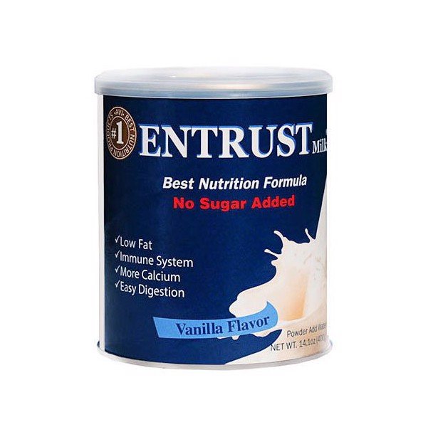 [Bình Dương] Sữa bột không đường Entrust Milk 400g