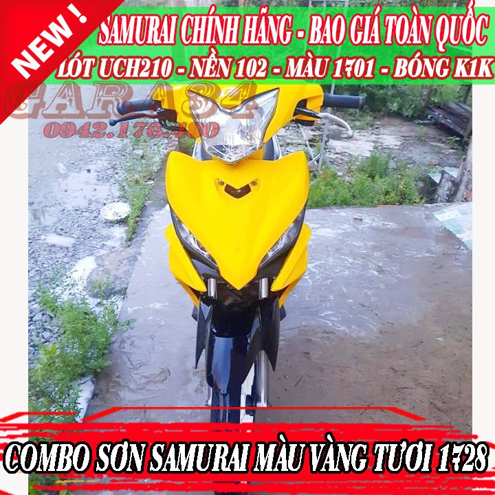 [HCM]COMBO SƠN SAMURAI MÀU VÀNG TƯƠI 1728