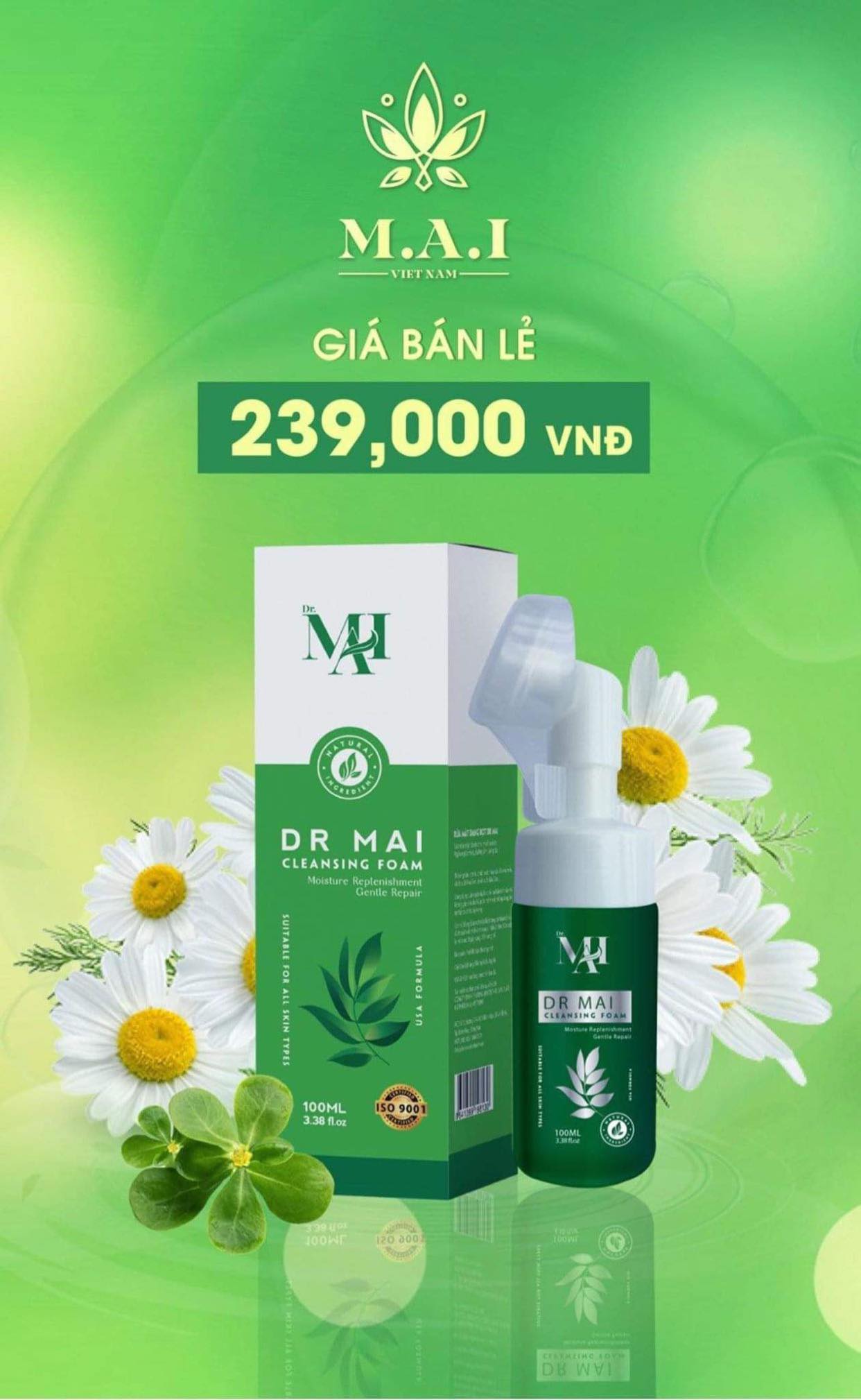 sữa rửa mặt dr mai