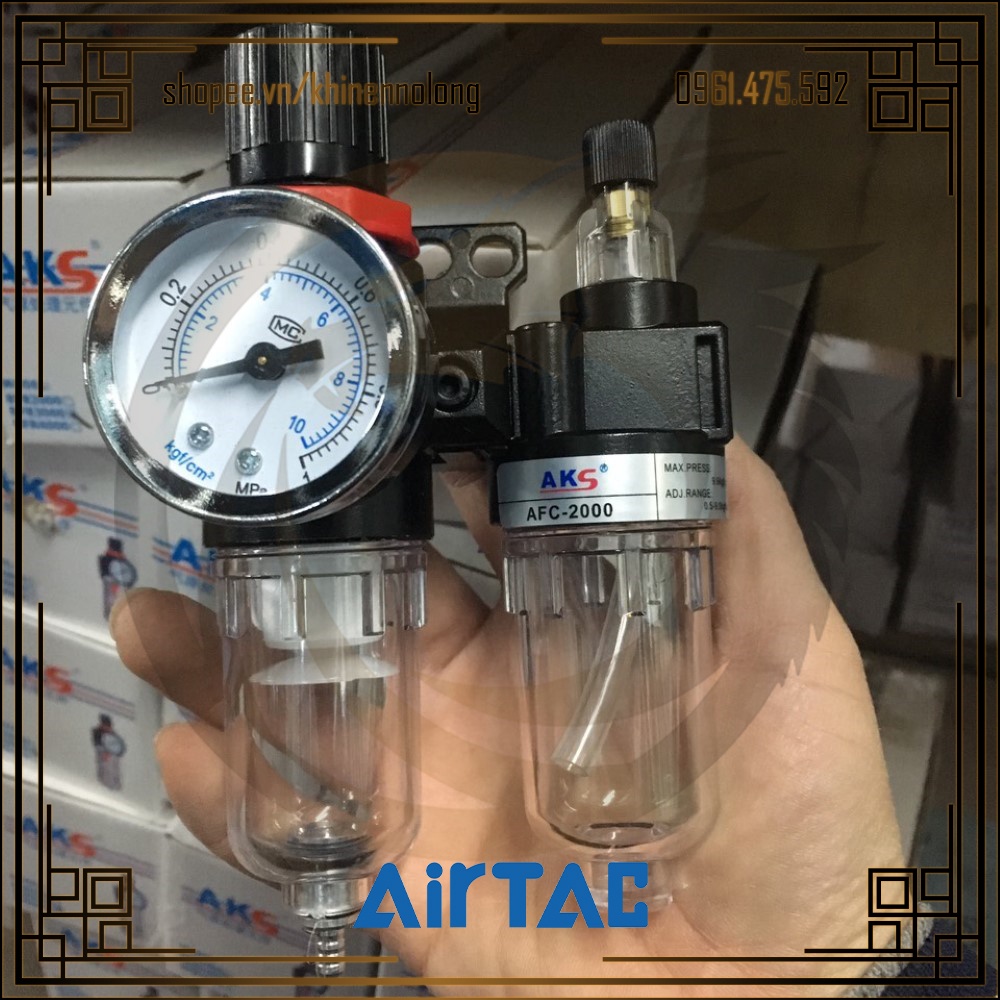 Bộ Lọc Đôi Khí Nén AirTAC AFC2000 (Ren 13mm)