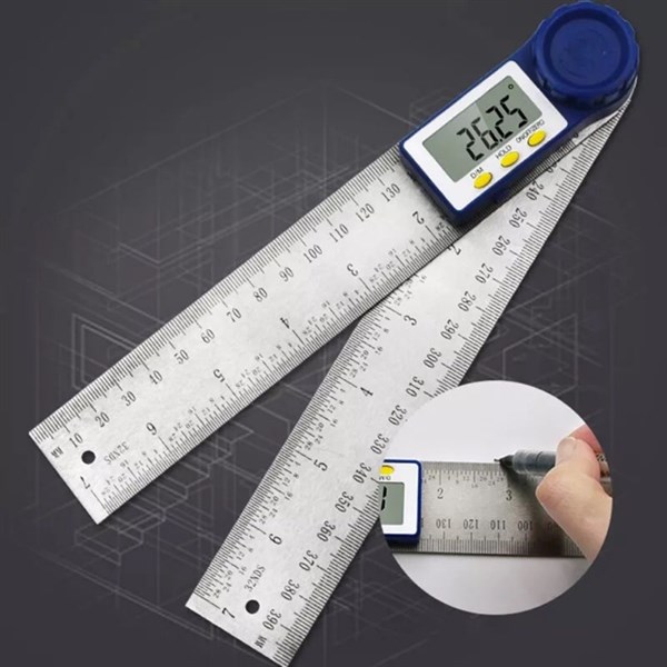 Thước đo góc điện tử đo góc nghiêng bằng thép không rỉ