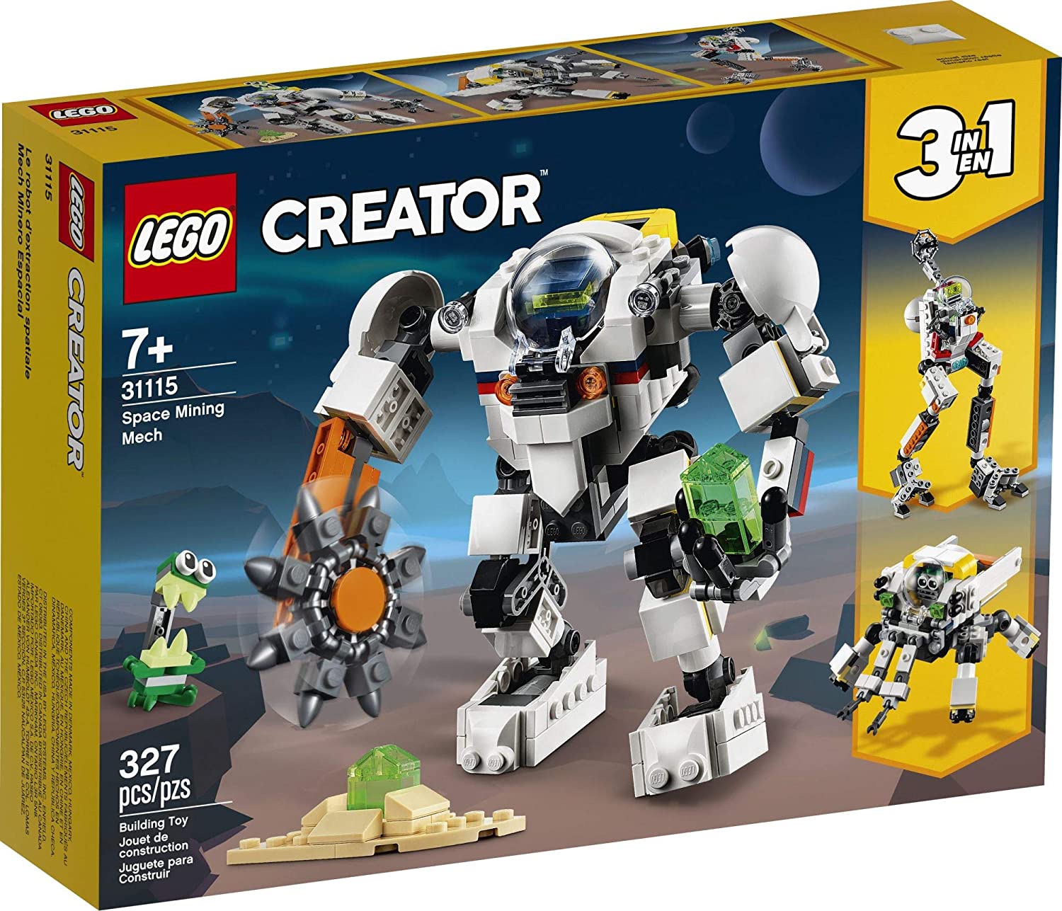Đồ chơi LEGO CREATOR - Rô Bốt Khám Phá Không Gian - 31115