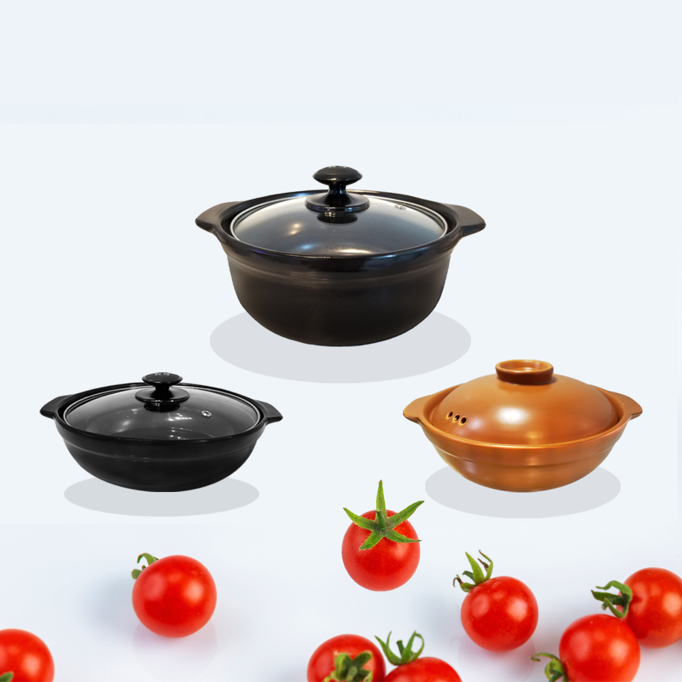 Bộ 3 Nồi Sứ Phương Đông (B0102)