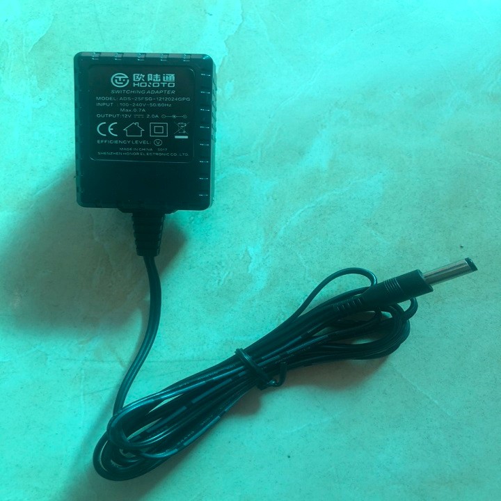 Nguồn 12V 2A chuôi lớn hàng zin