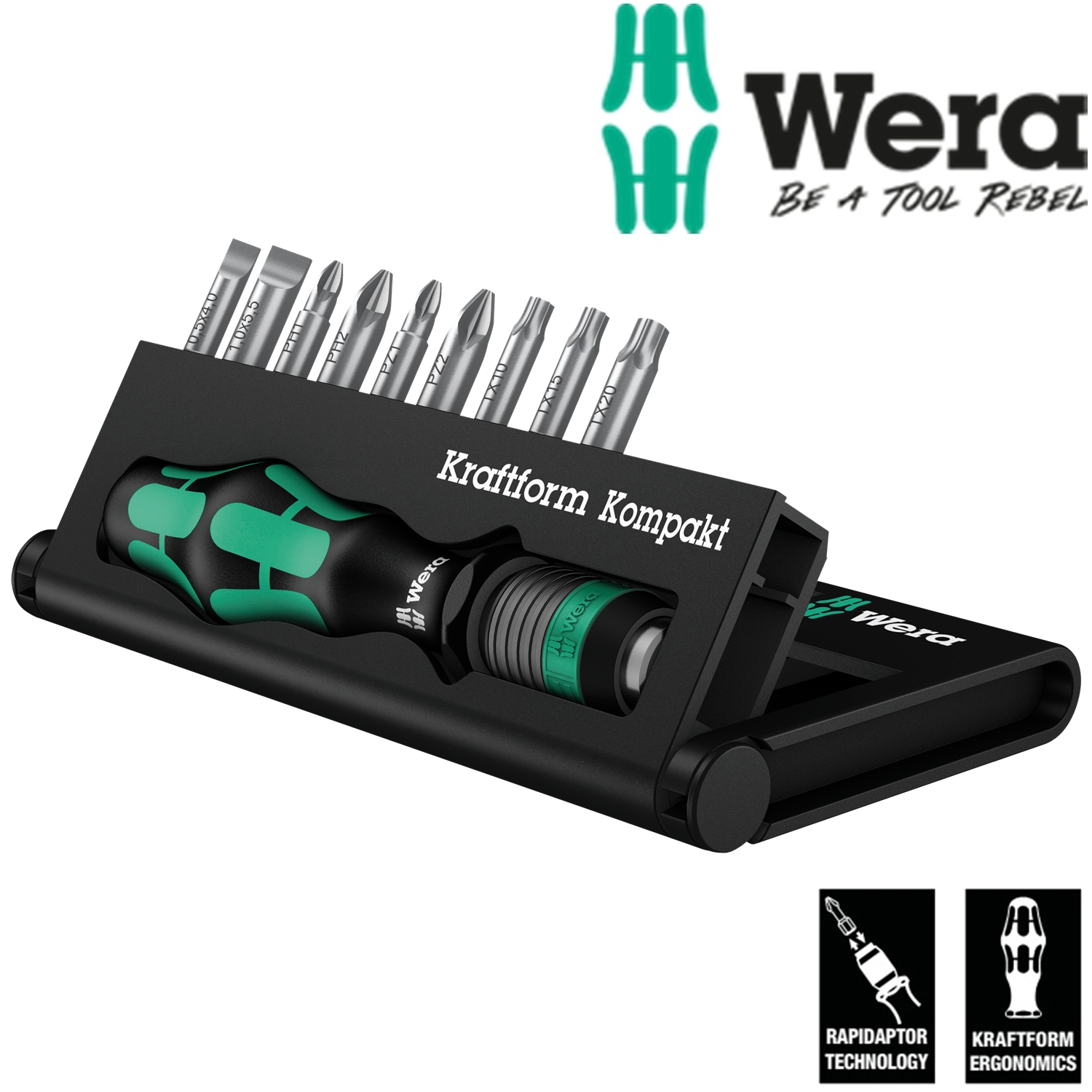 Bộ dụng cụ cao cấp kraftform kompakt 10