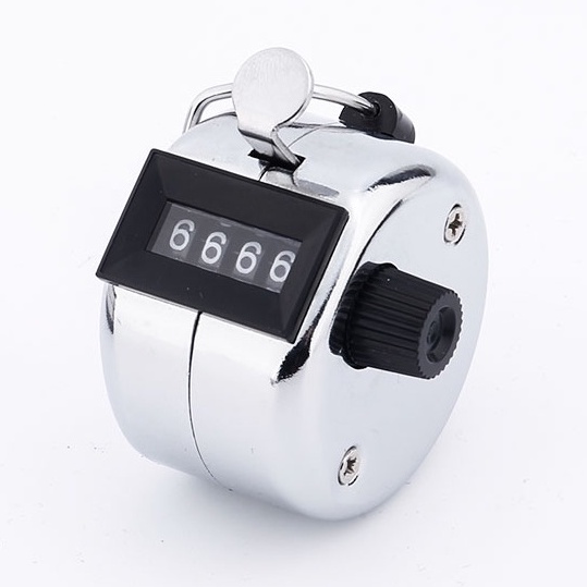 4-digit handheld number counter, mechanical number counting device