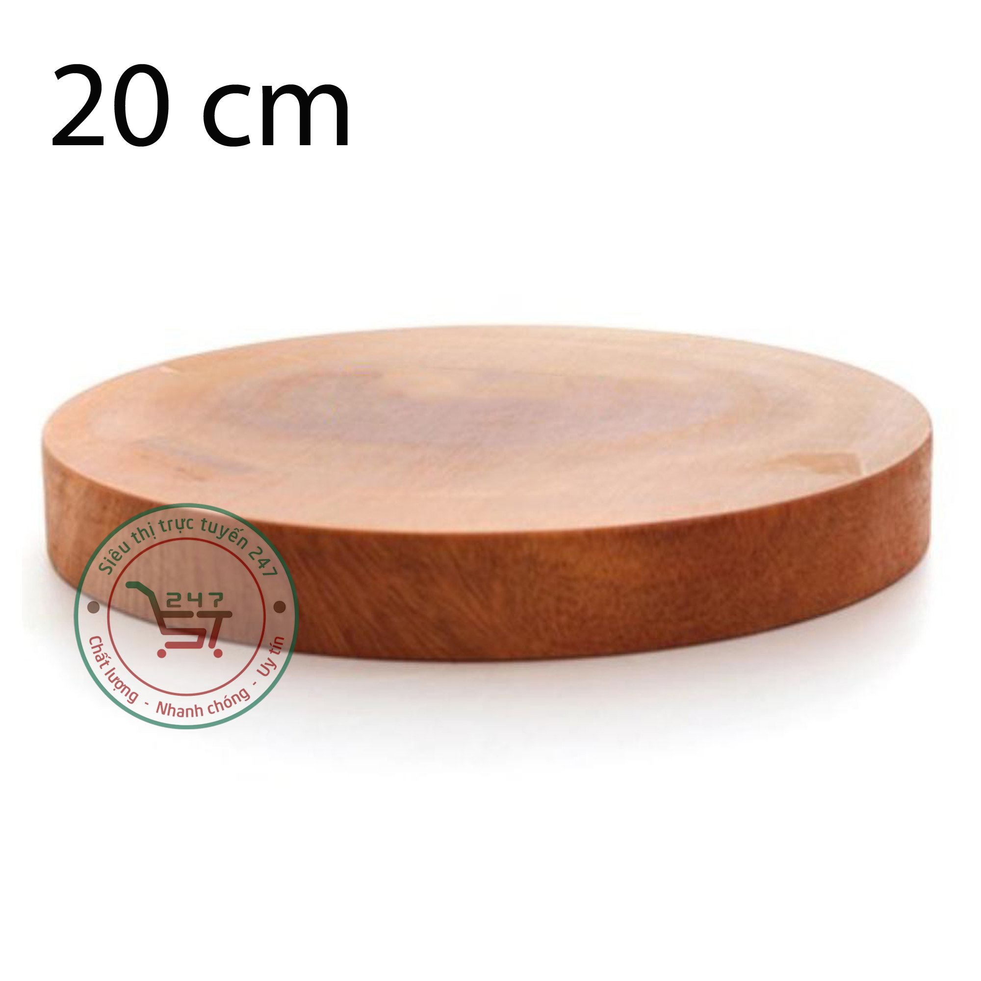 Thớt gỗ tròn có móc treo đường kính 18-20 cm món đồ dùng nhà bếp cần thiết cho mọi gia đình|Siêu thị trực tuyến 247