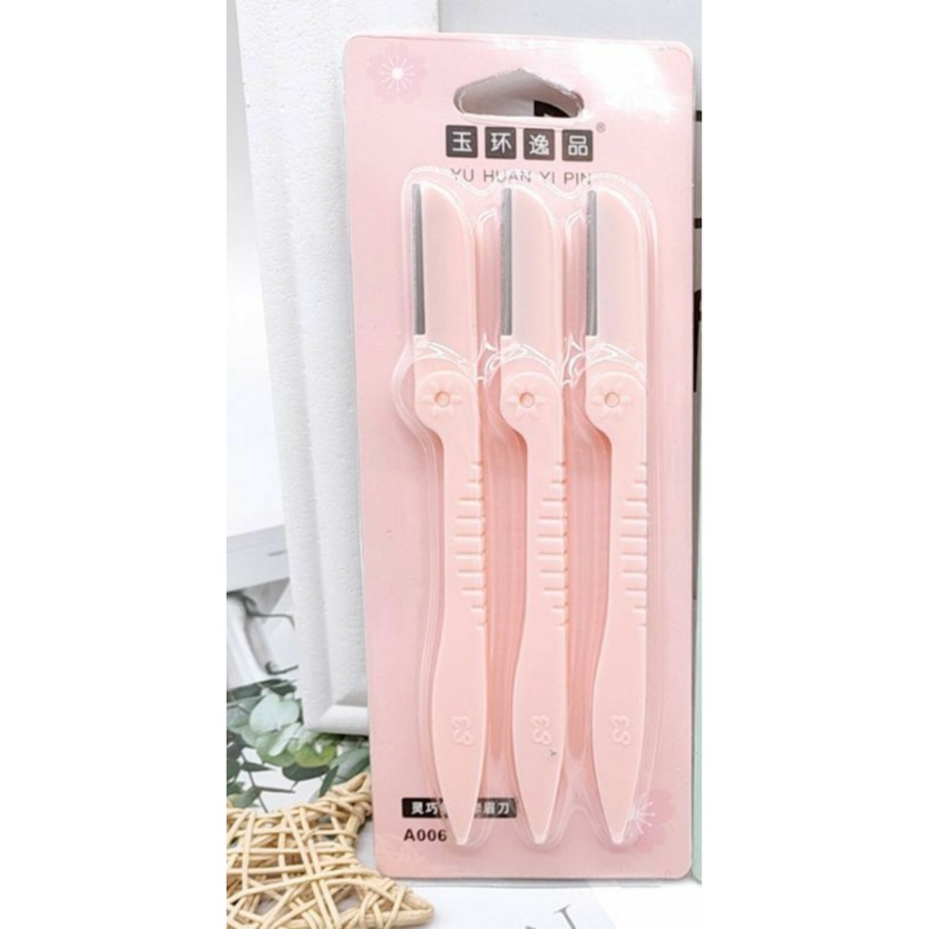 (HCM)Set 3 dao cạo lông mày Nalamei