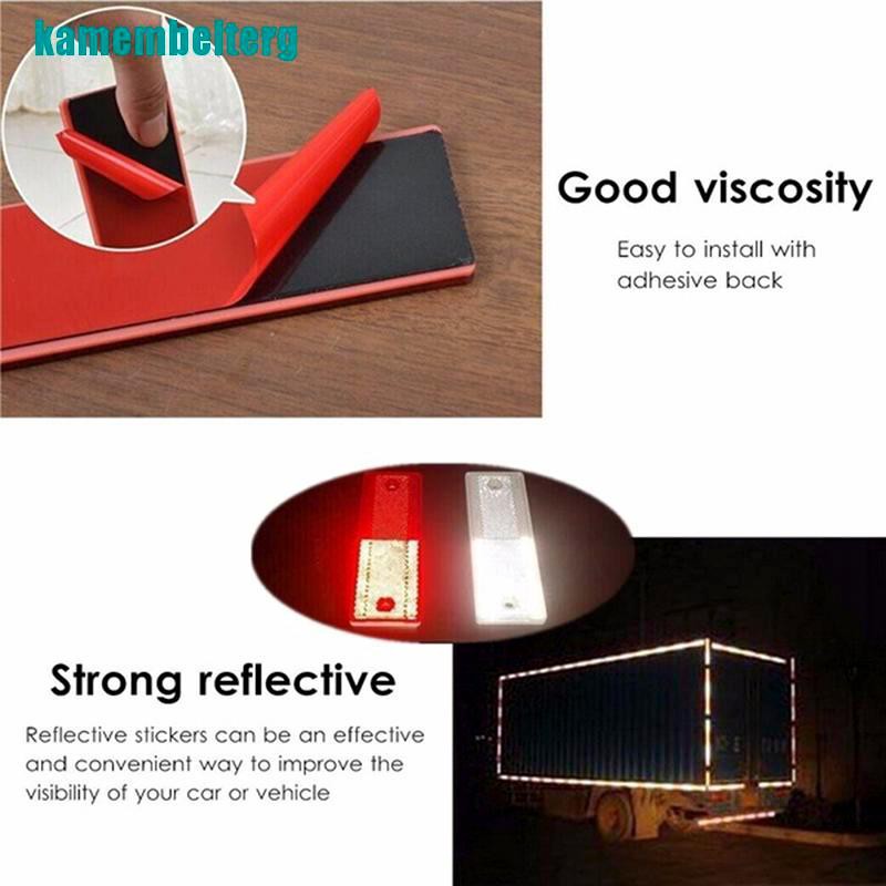 Miếng dán phản quang ô tô 15x5cm