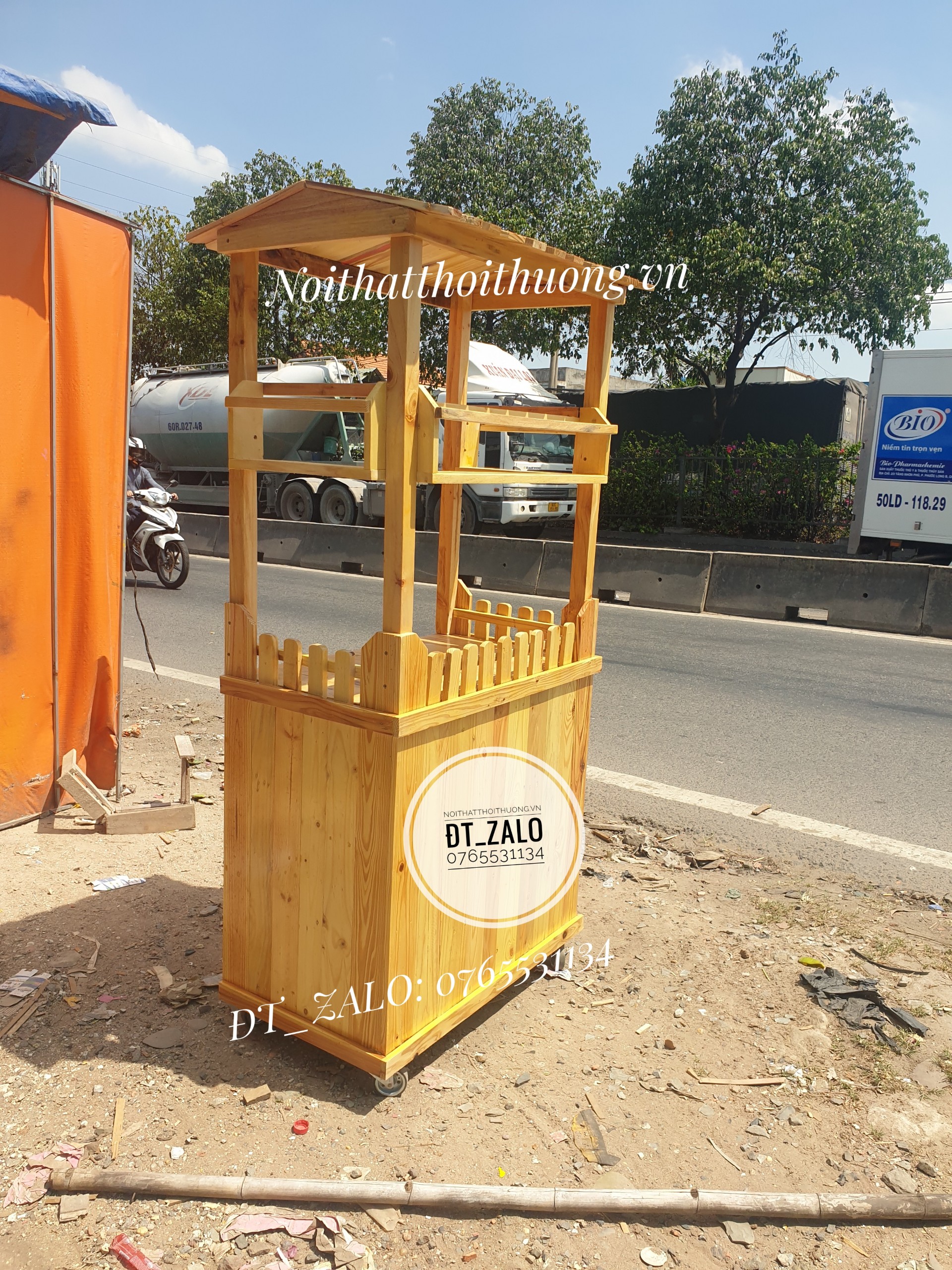 [HCM]Xe gỗ cafe take away
