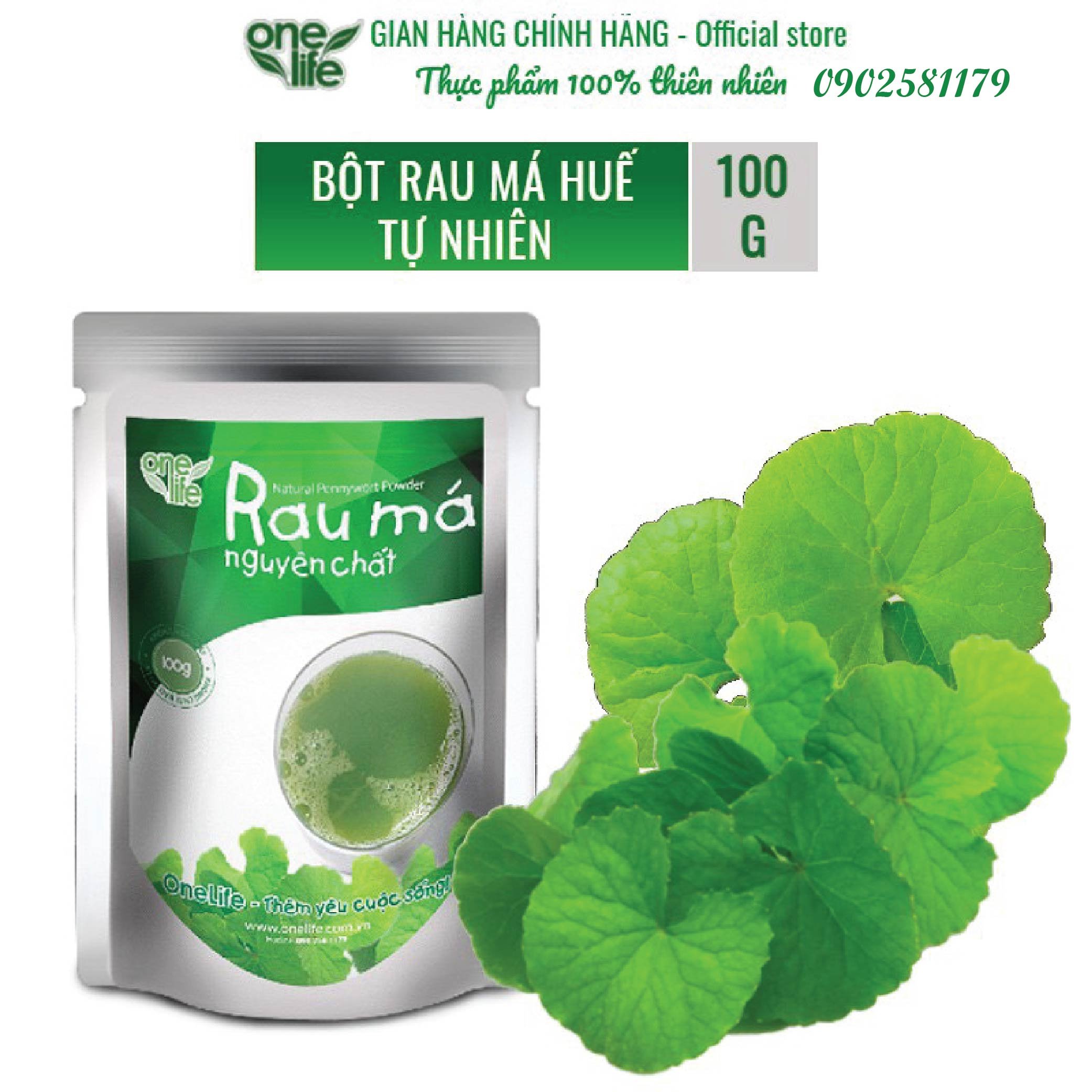 [Quà tặng không bán] Stick 2gram Bột Rau má tươi hòa tan uống liền nguyên chất, giảm cân, không đường OneLife - Khuyến mãi tặng kèm Rau má thiên nhiên 2gr nguyên liệu làm bánh, tốt cho giấc ngủ