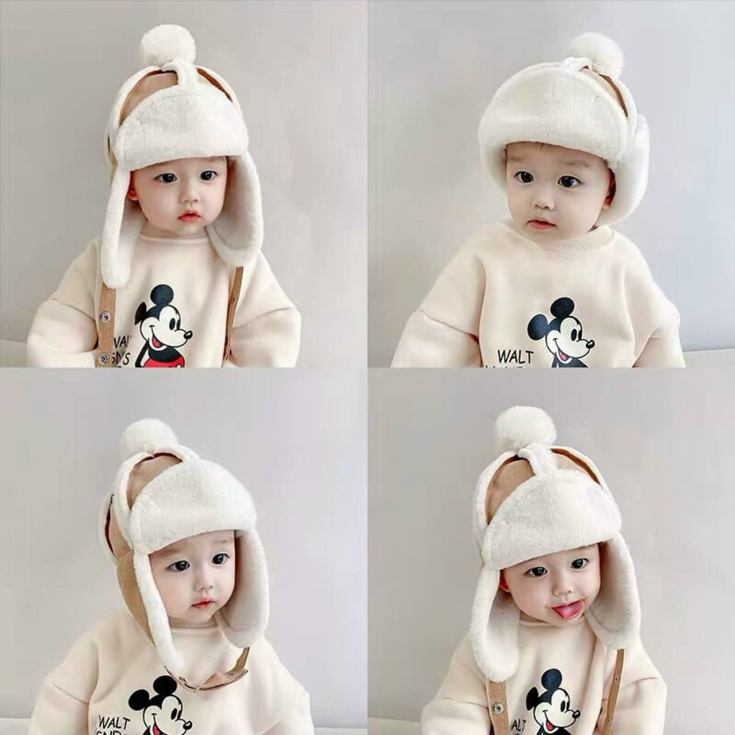 Mũ nỉ cho bé cực xinh siêu đáng yêu