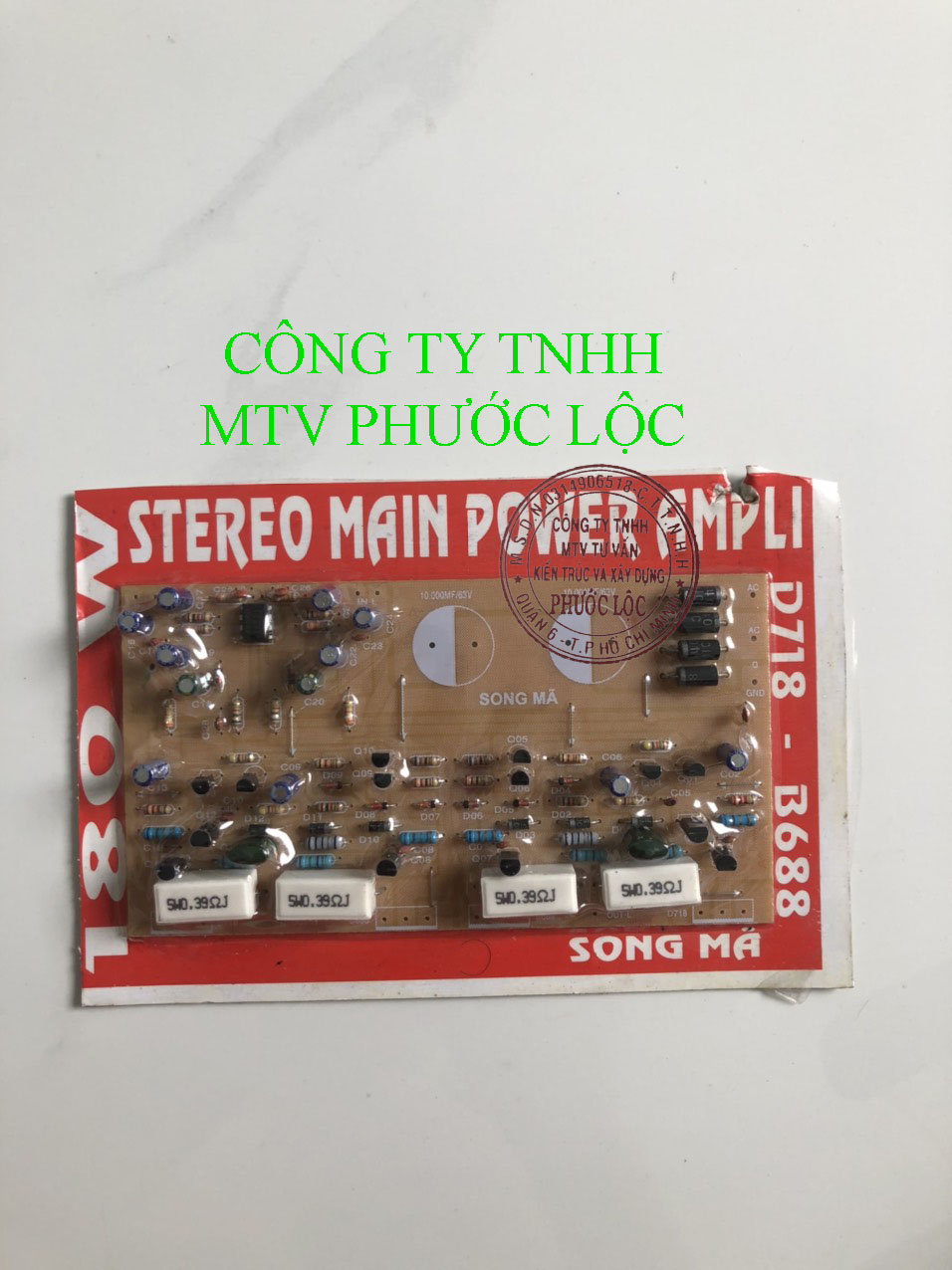 MẠCH CÔNG SUẤT AMPLY 4 SÒ 180W-2 KÊNH