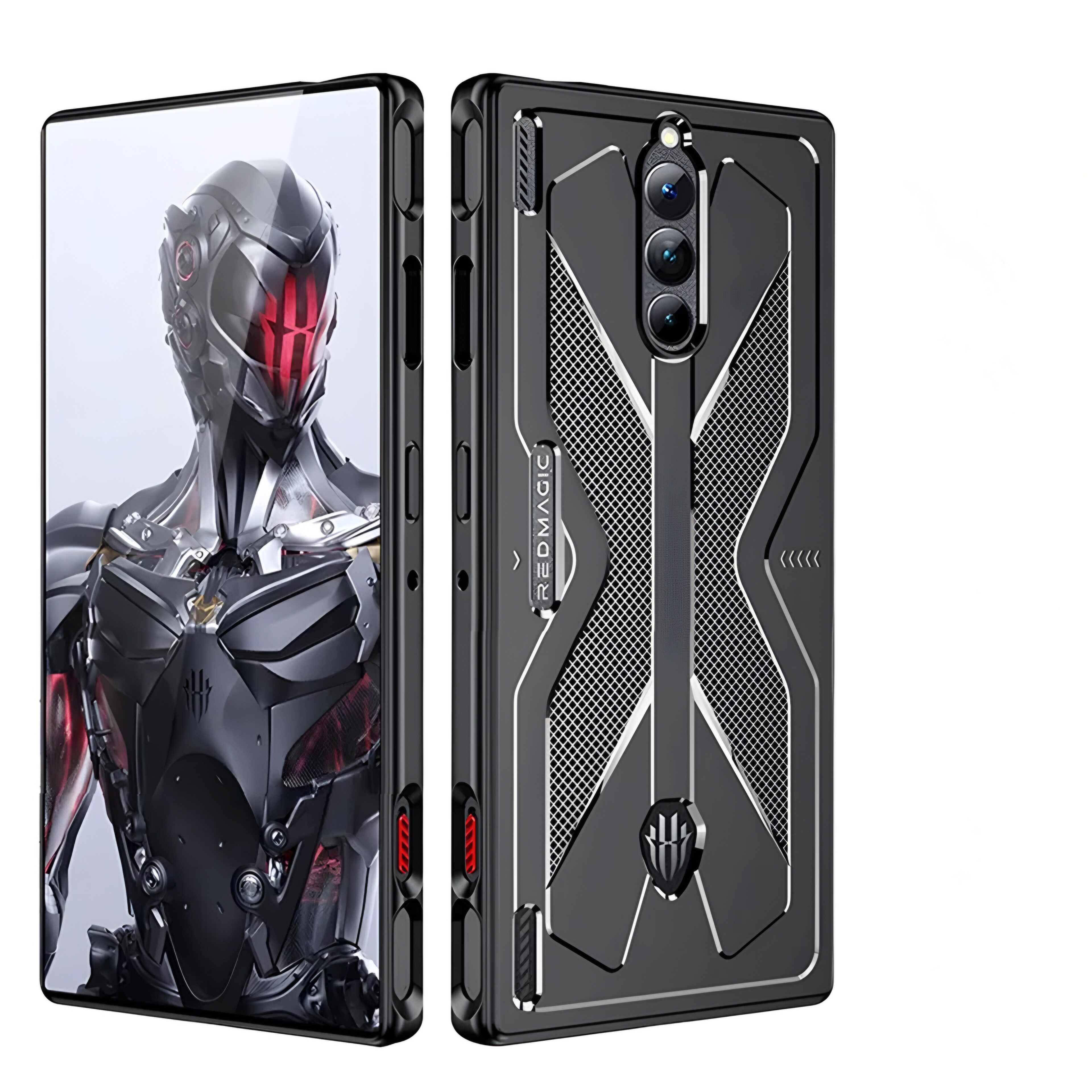 Ốp lưng Red Magic 8 Pro / 8 Pro+ / Magic 8s Pro / Magic 9 Pro kiểu dáng gaming thoát khí tán nhiệt chống sốc