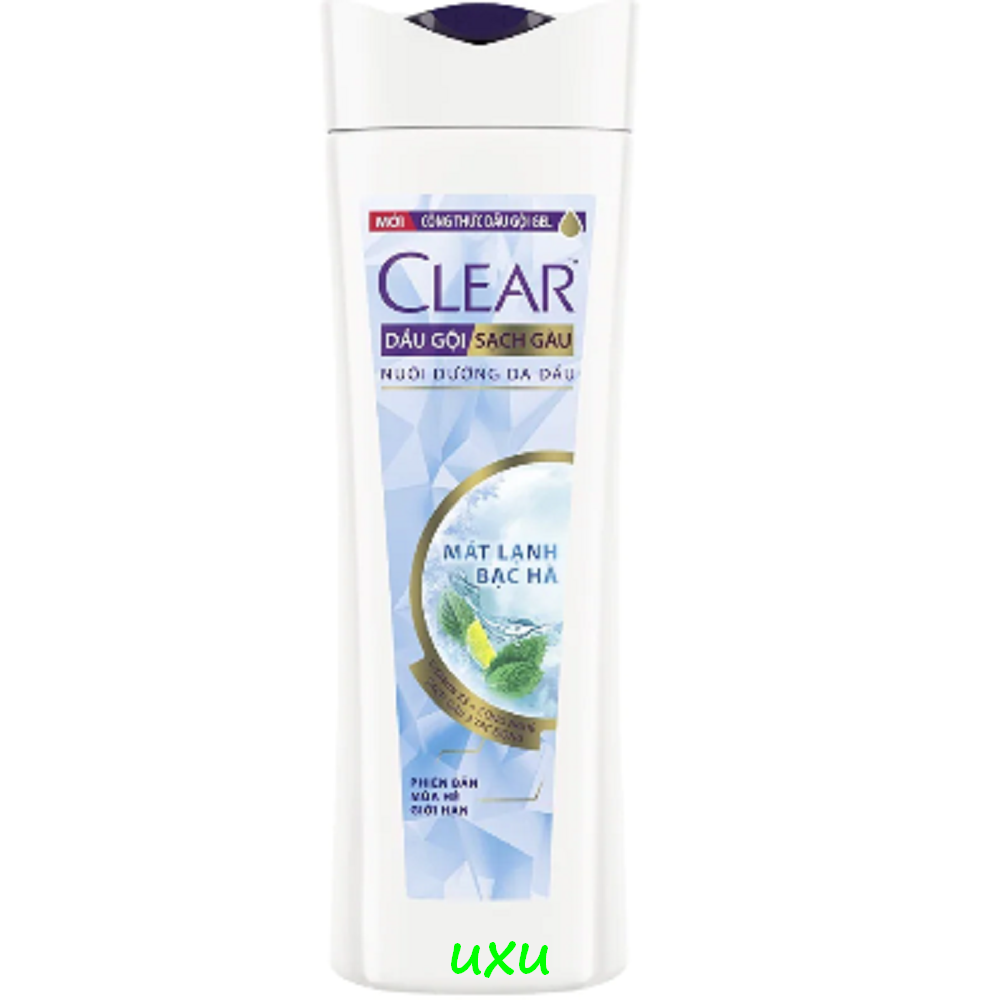 Dầu gội dầu 340g clear sạch gàu mát lạnh bạc hà phiên bản mùa hè