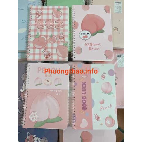 Sổ lò xo A5 nhiều mẫu mã đẹp Kute