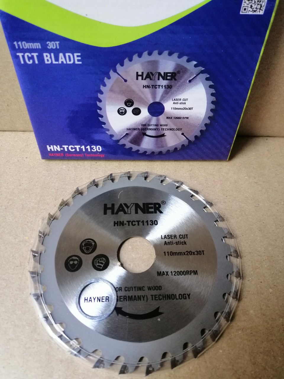 Lưỡi cưa gỗ 100mm (110mm) 30 răng HAYNER