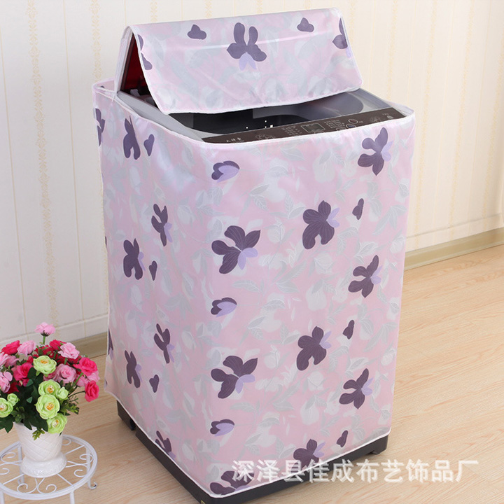 [HCM]Áo Trùm Máy Giặt Cửa Trên 7 - 8kg  Áo trùm máy giặt vải 2 lớp chống nước chống bụi bền đẹp (Màu ngẫu nhiên)