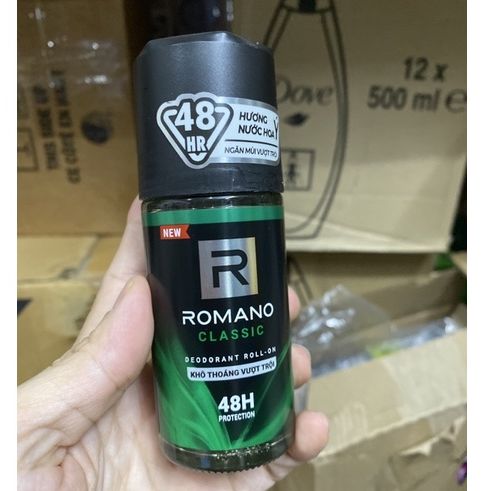 [HCM]Lăn khử mùi Romano Classic chai 50ml