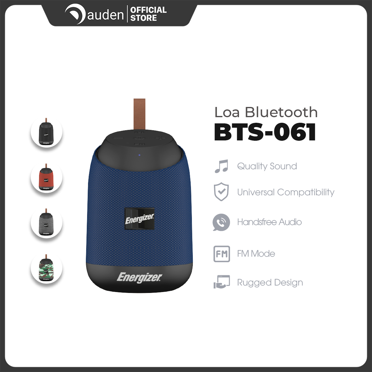 Loa Bluetooth ENERGIZER BTS-061 kiêm sạc dự phòng