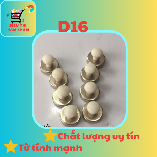 10 núm hít sắt D16mm hít bảng từ tiện ích