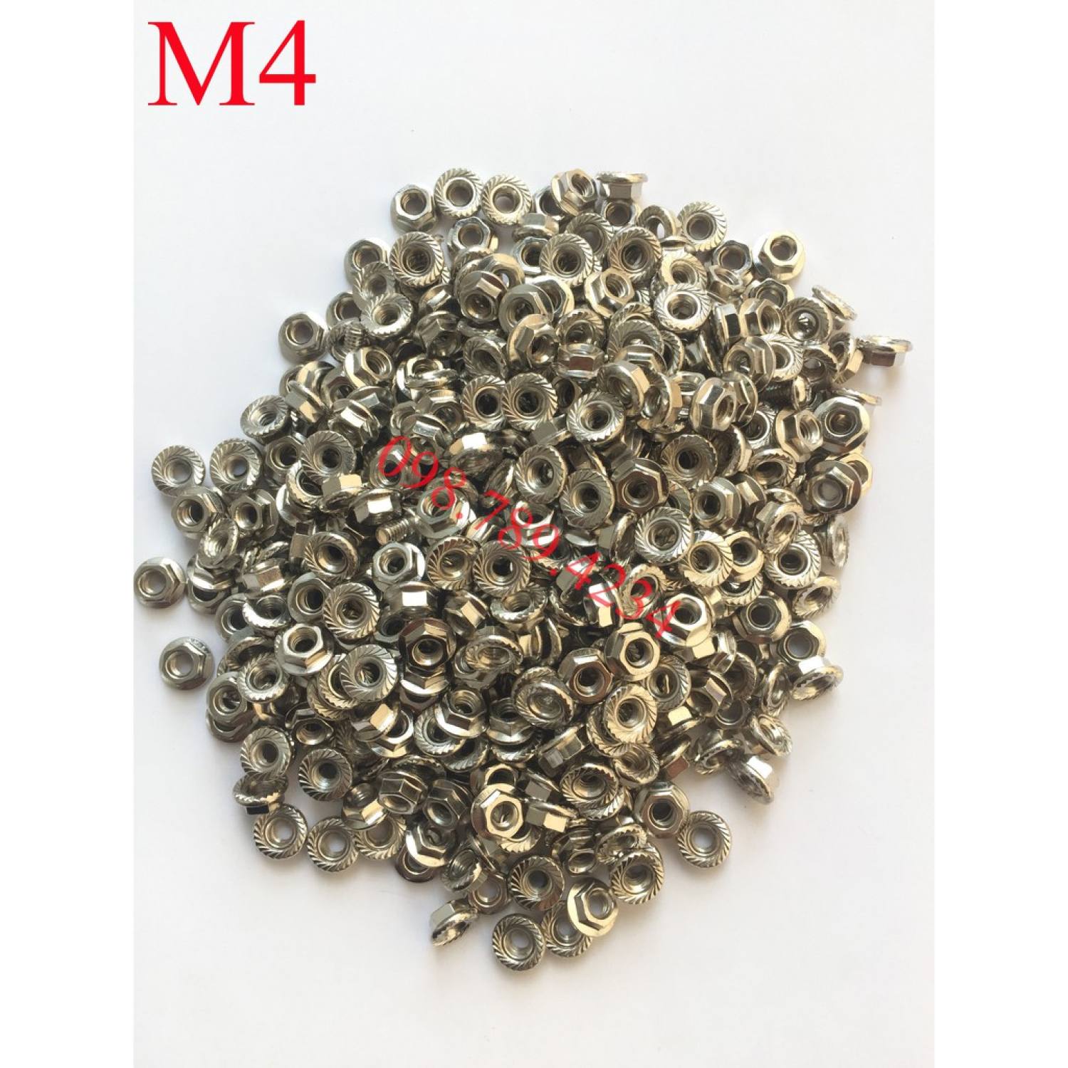 đai ốc bulong M4 bắt pin lithium (10 chiếc)