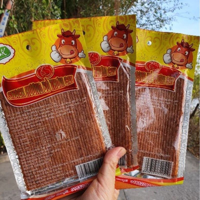 [Có sẵn] 1 bịch 30 snack gói bò miếng thơm cay
