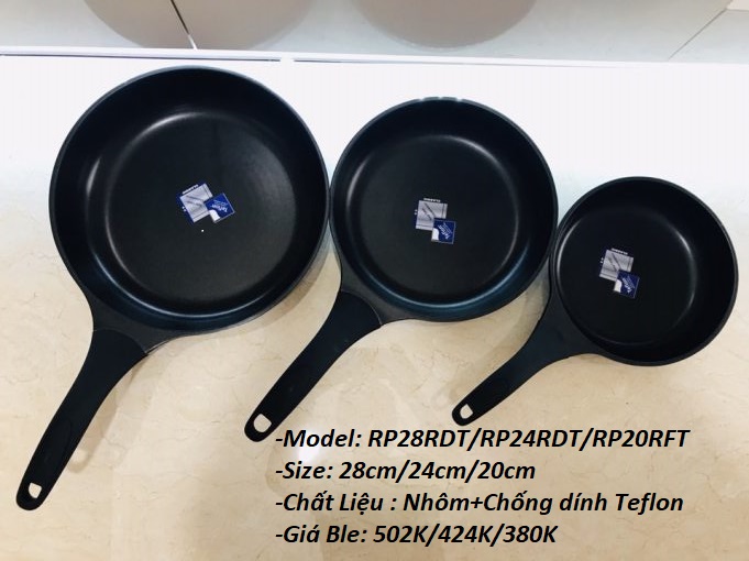 Chảo Từ Rapido 24,26,28,30cm Đáy Chấm