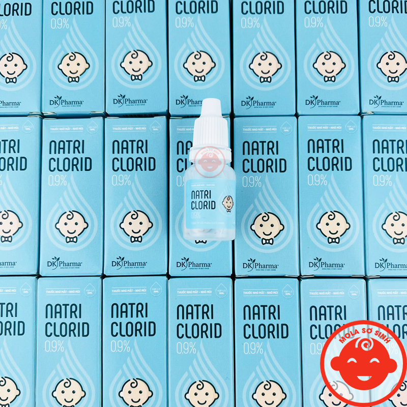 Nước muối sinh lý natriclorid 0,9% cho bé