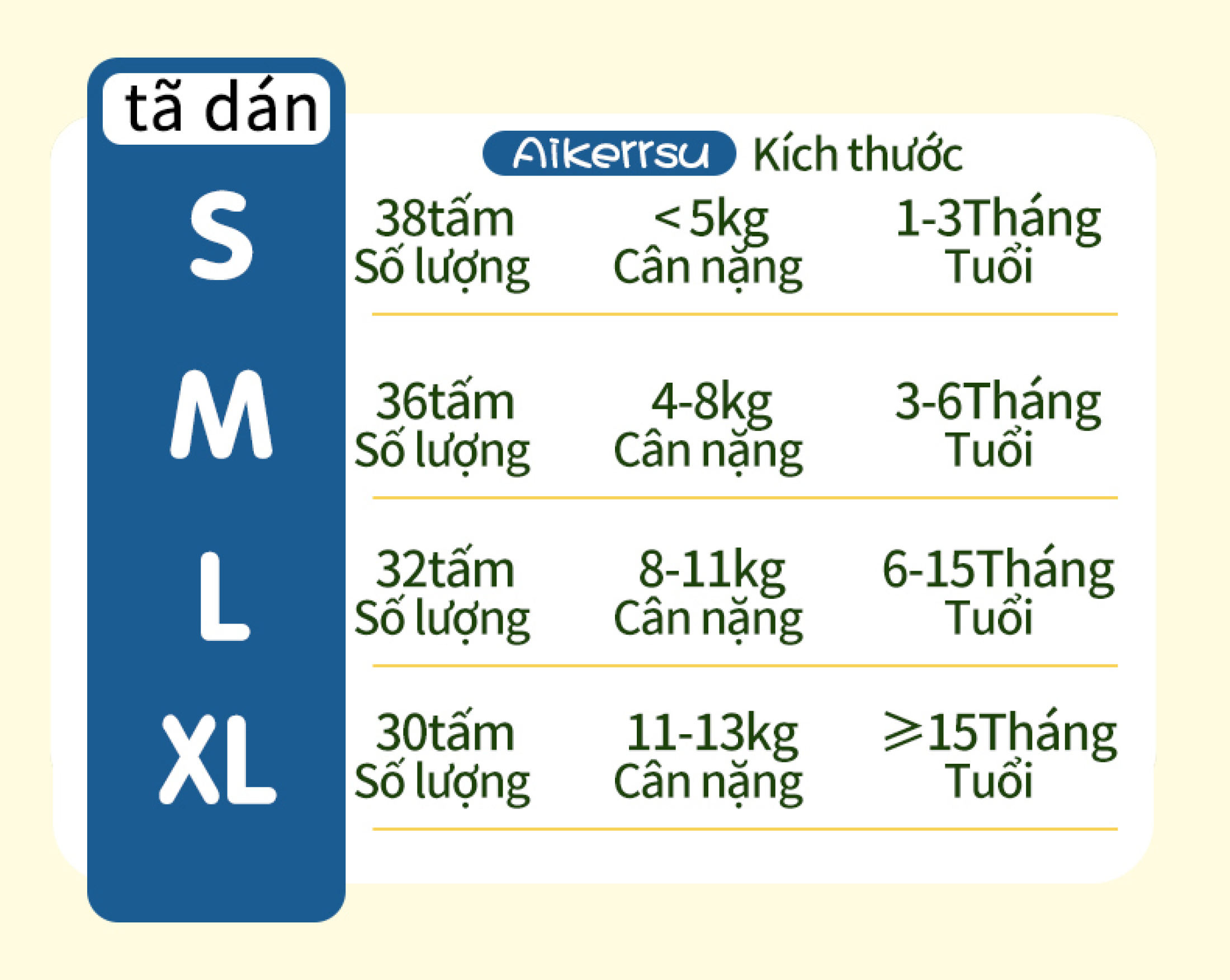 50/100 tã bỉm tã quần Tushie Treats cho bỉm em bé Công nghệ Nhật bản ôm sát thấm hút thông thoáng NB/S/M/L/XL/XXL/XXXL