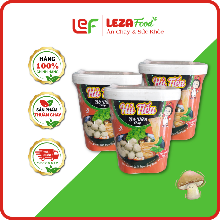 Hủ tiếu bò viên chay âu lạc 92g