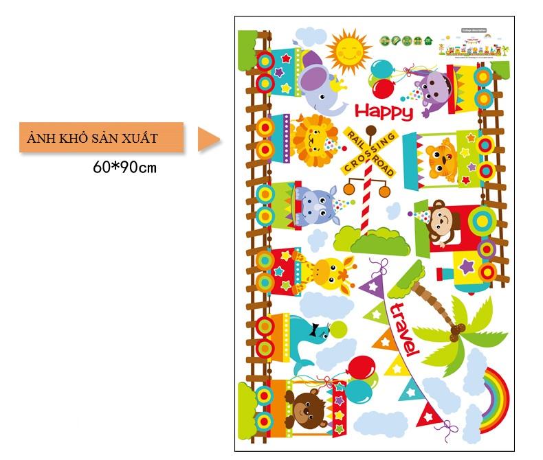 Decal dán tường Rừng nhiệt đới- T191-kiddecals