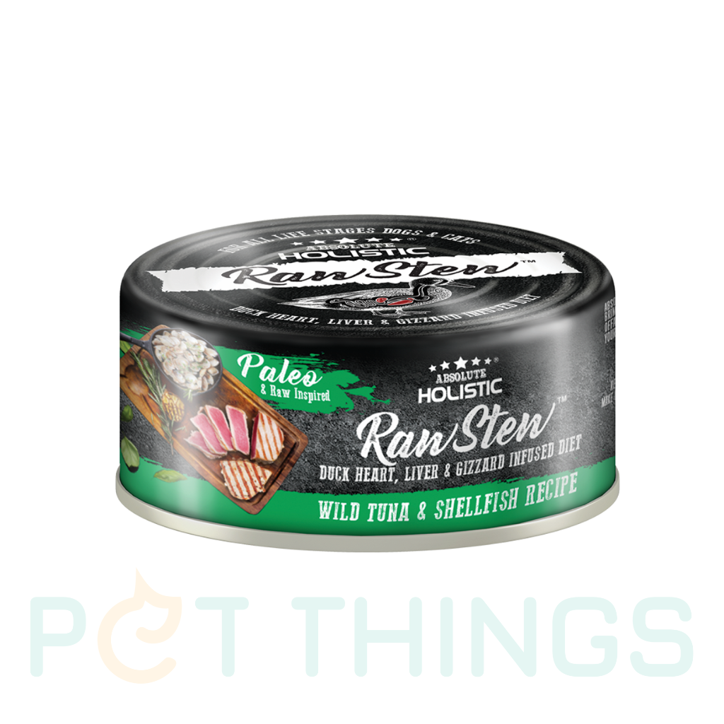 Pate Absolute Holistic RawStew cho chó & mèo 80g