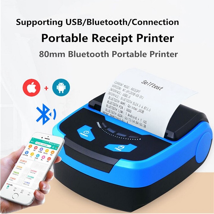 Máy in hóa đơn - in bill cầm tay kết nối Bluetooth Xprinter XP-P810