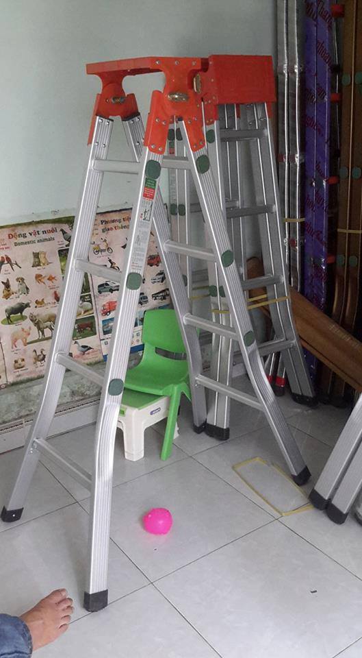 Thang nhôm chữ A cao 1,5m