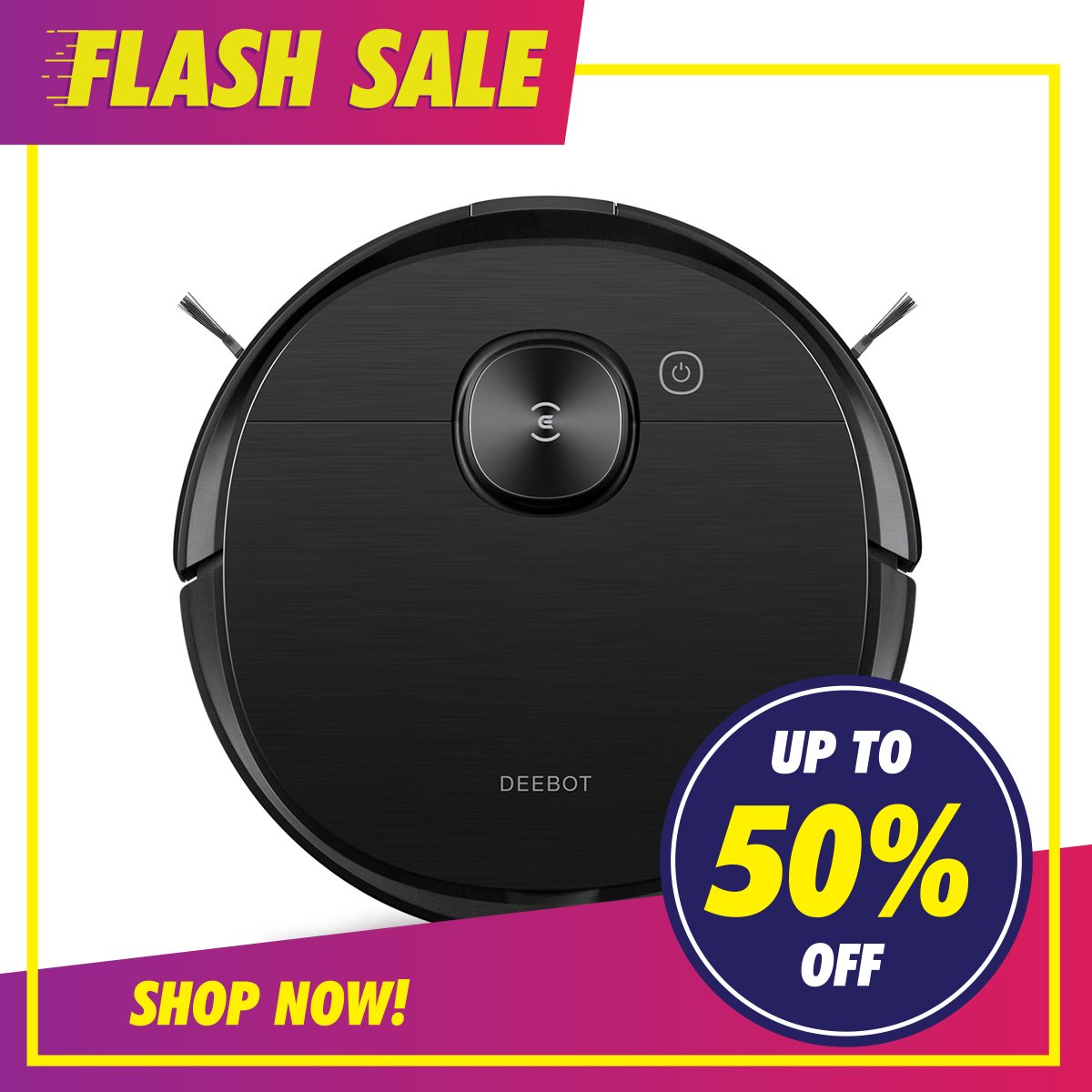 [HCM]Robot hút bụi lau nhà Ecovacs Deebot OZMO T8 AIVI