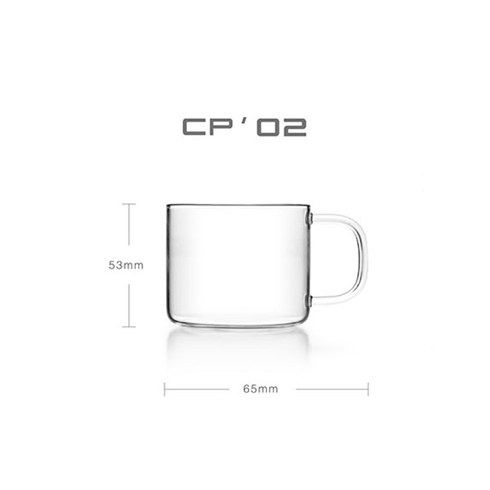 Bộ 6 tách trà thủy tinh Samadoyo CP02/6 150mL