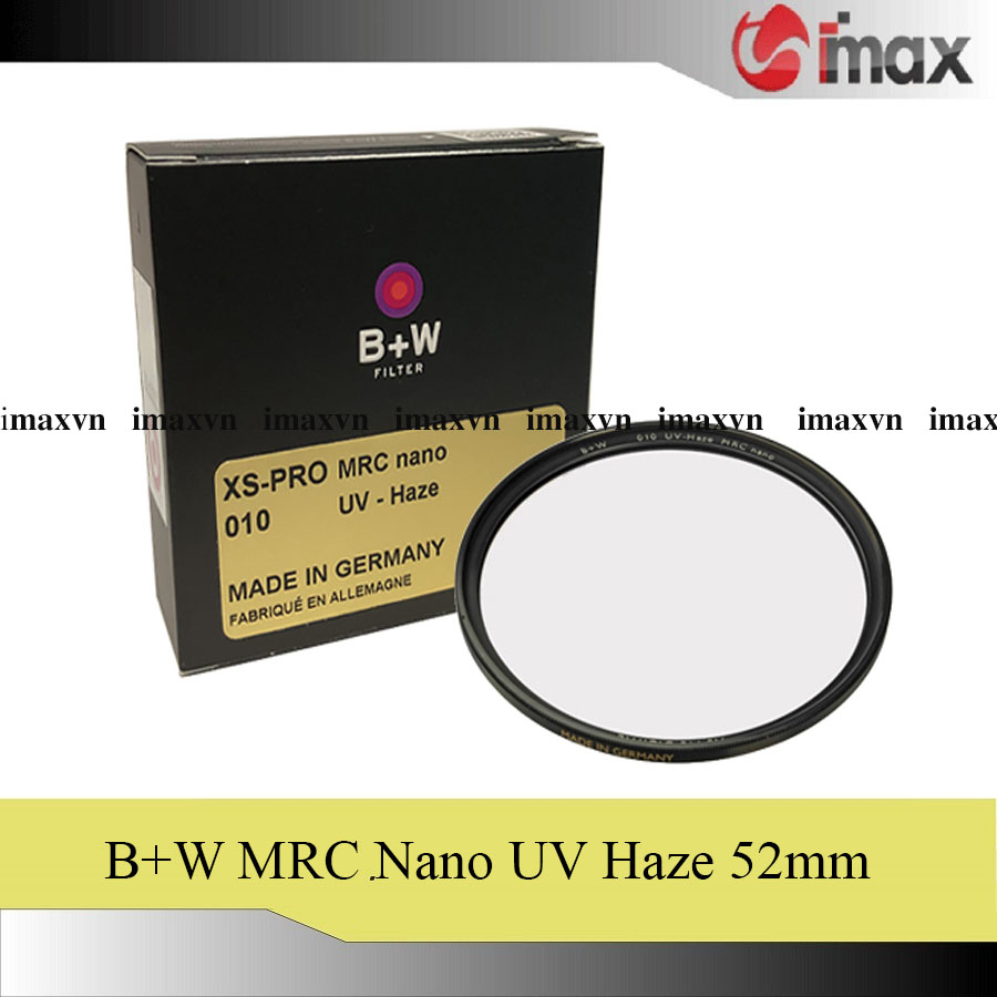 Kính lọc Filter B+W XS-Pro Digital 010 UV-Haze MRC Nano 52mm (Hoằng Quân)