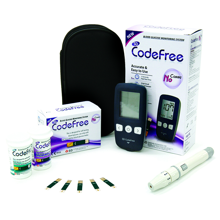 Hộp 50 que thử đường huyết SD Codefree ( tiểu đường SD Code free)