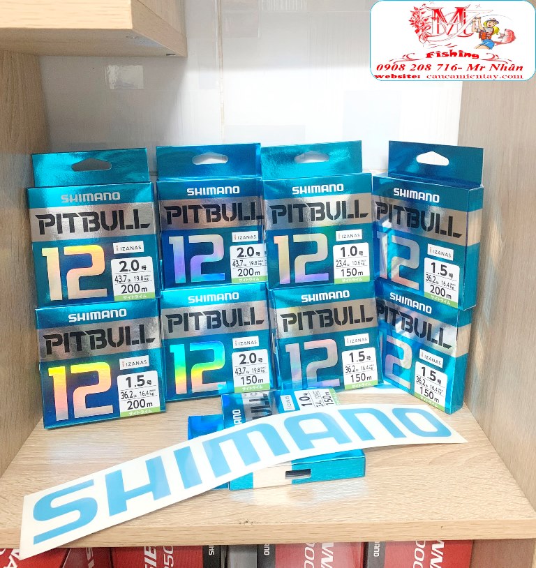 DÂY PE (Dù) SHIMANO PITBULL 12X- 150M-200M