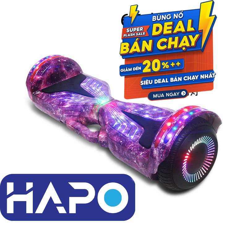 Ván trượt cân bằng 8.0 inch loa bluetooth đen led