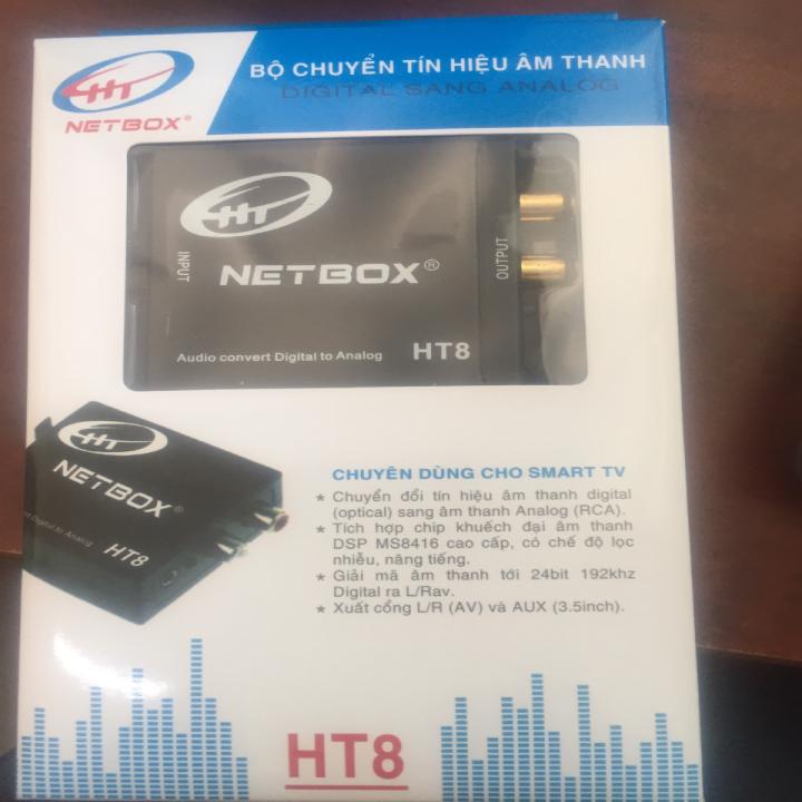 [HCM]Optical HT - Bộ chuyển đổi âm thanh optical ra oudio -  netbox HT2