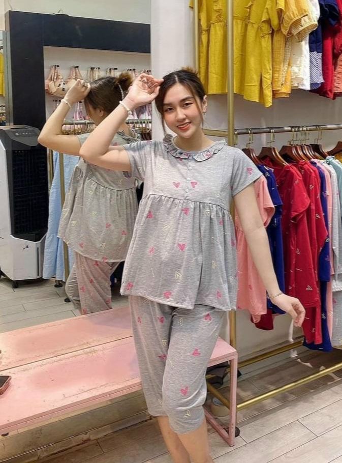 Bộ đồ bầu kết hợp sau sinh