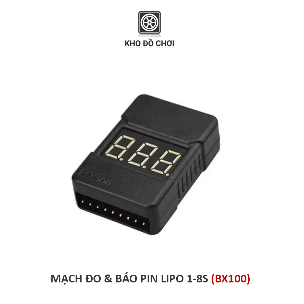 Mạch đo và báo pin Lipo 1-8s