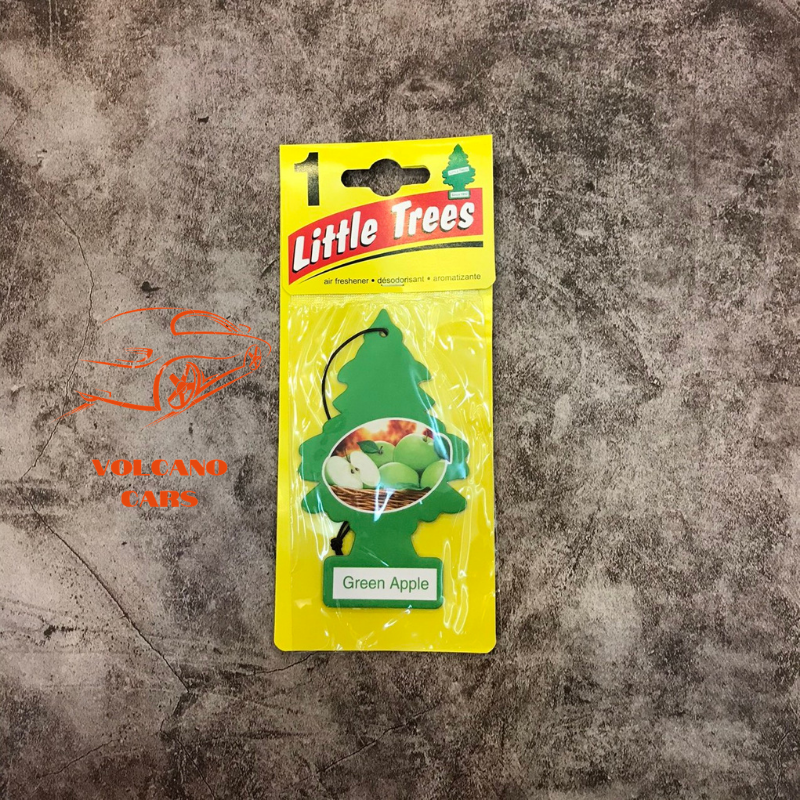 Cây thông thơm Little Tree treo ô tô xe hơi, phòng ngủ, tủ quần áo nhiều mùi hương Cherry, Green Apple, Black Ice