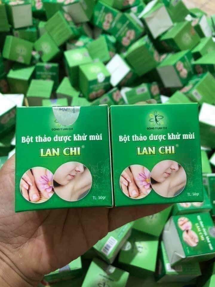 Bột khử mùi hôi nách,hôi chân lan chi