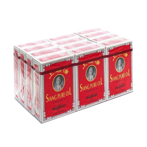 Dầu Gió Đỏ Ông Già Siang Pure 3ml Thái Lan